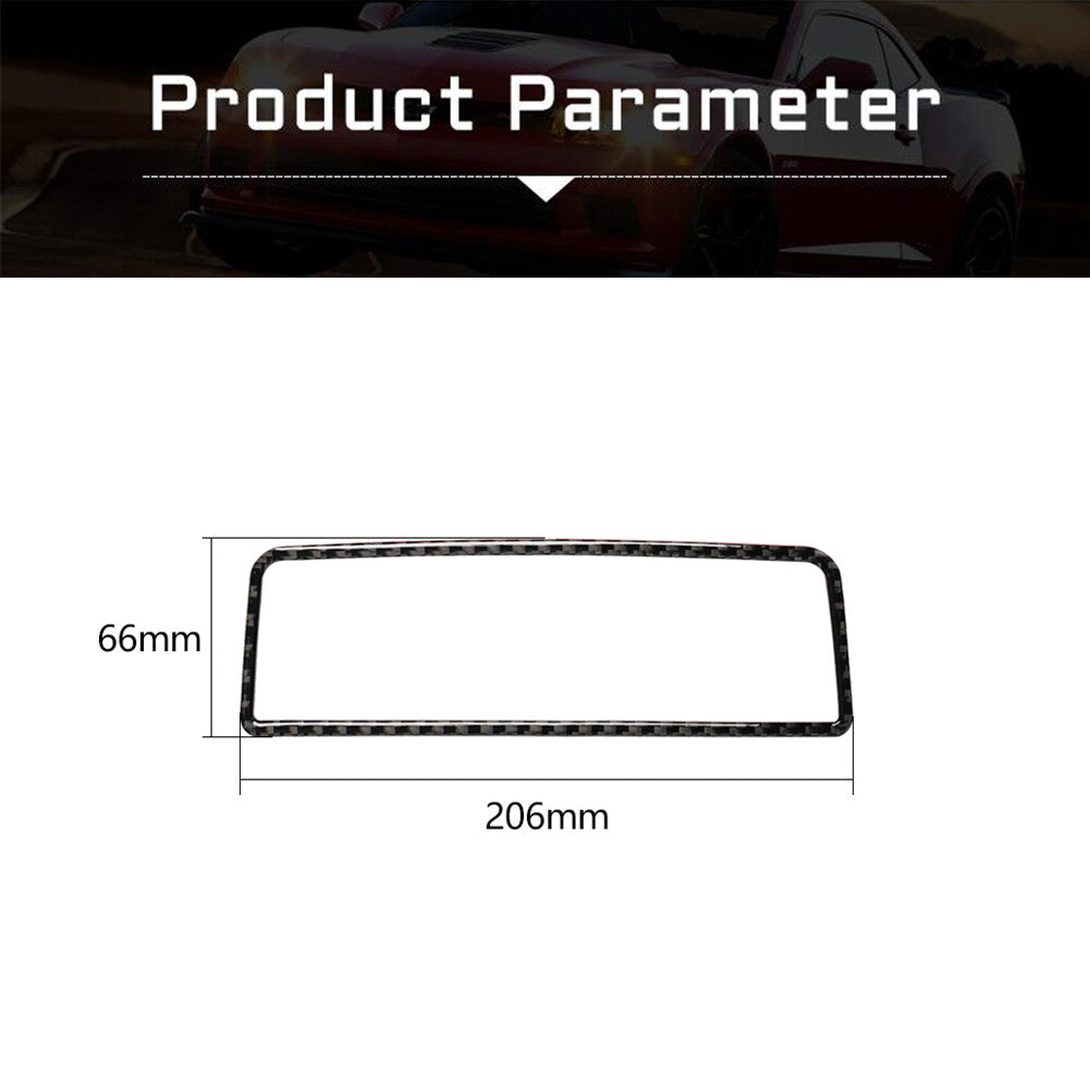 Carbon Fiber Interior Rear Air Vent Outlet Cover Trim for Audi Q7 2016-2019