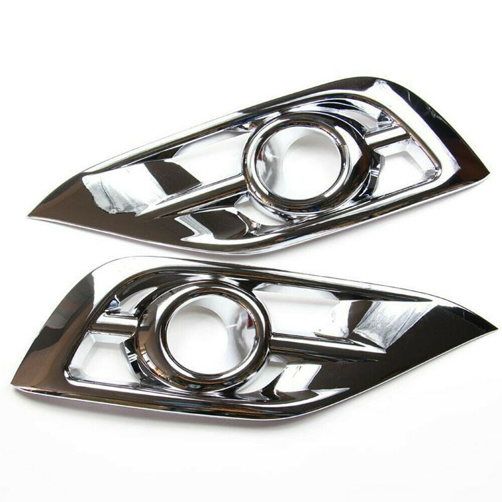 ABS Chrome Front Fog Light Lamp Cover Moulding Trim for Honda CRV CR-V 2012-2014