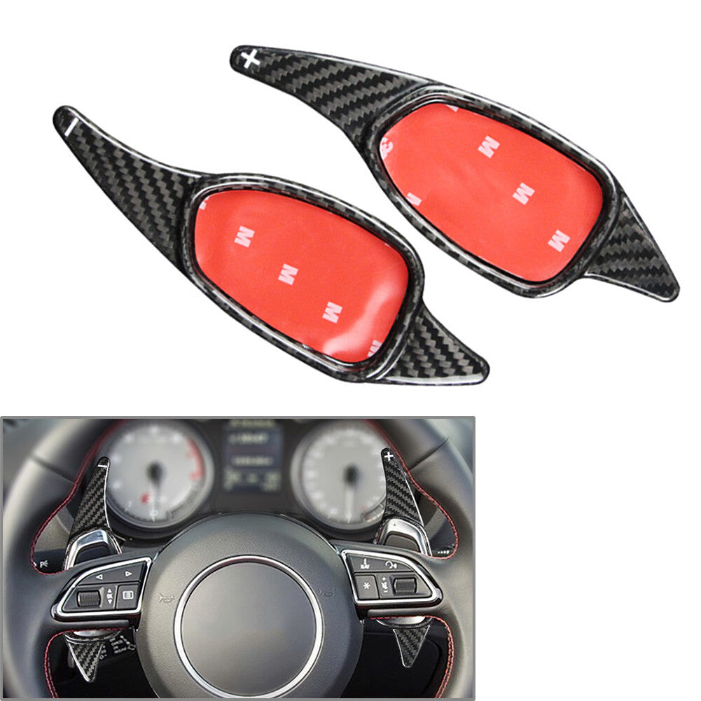 Steering Wheel Shift Paddle Carbon Fiber for Audi A5 S3 S4 S5 SQ5 RS3 RS4 TT R8