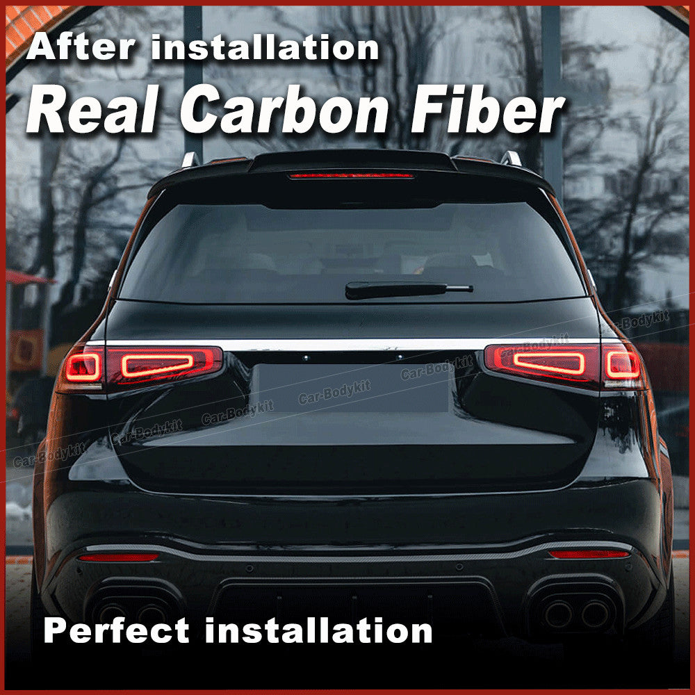 for Mercedes-Benz X167 GLS63 AMG 21-25 Real Carbon Rear Roof Window Spoiler Wing
