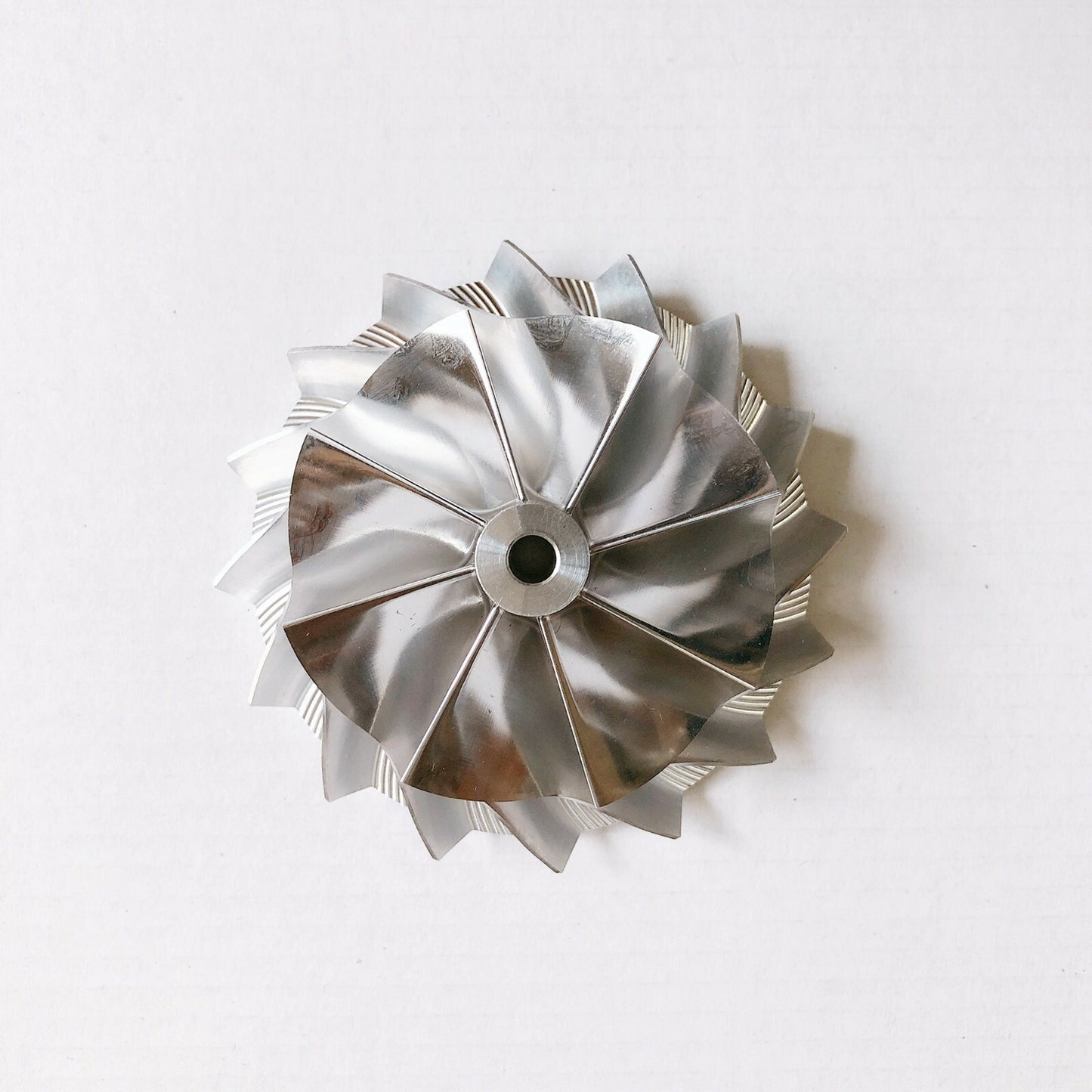 K24 5800/75.00 mm 8+8 blade high-performance turbine blank compressor wheel