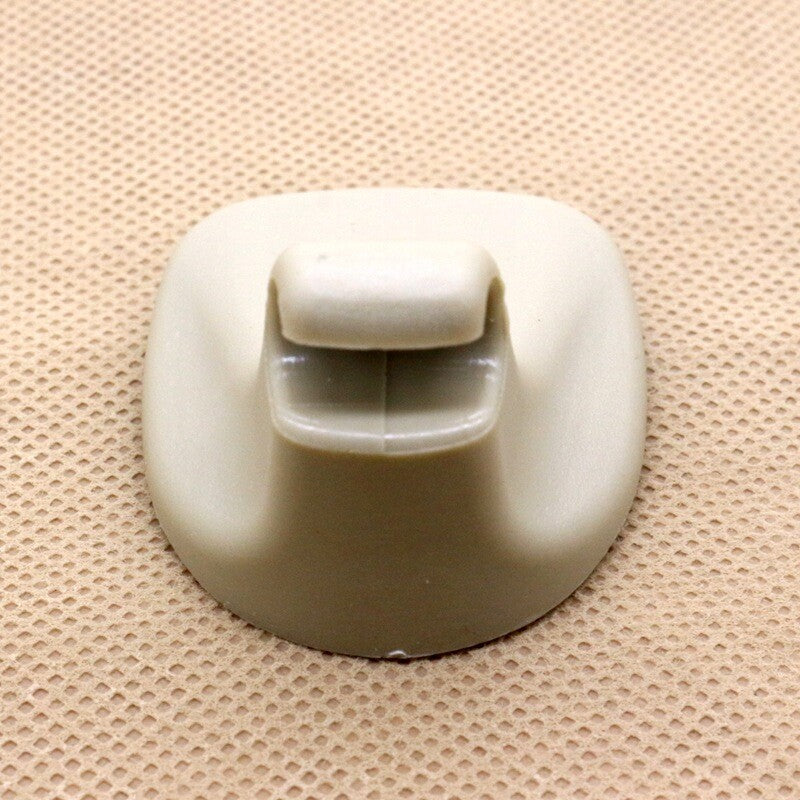 Beige sun visor bracket mounting clips are suitable for Chrysler Sebring and for Dodge Avenger models. (08-2010)