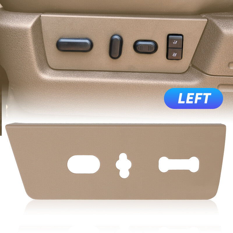 Front Driver Side for Seat Switch Housing Trim Bezel Panel for Ford F150 2009-2014