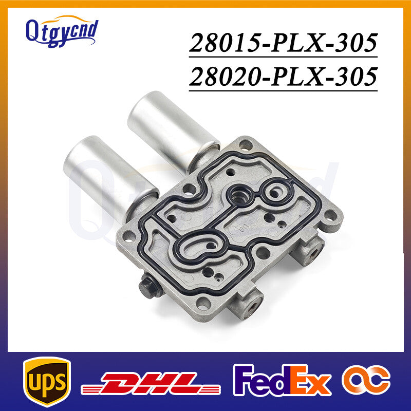 Dual-shift linear solenoid valve for 1.7L transmissions in 2001-2005 for Honda Civics.