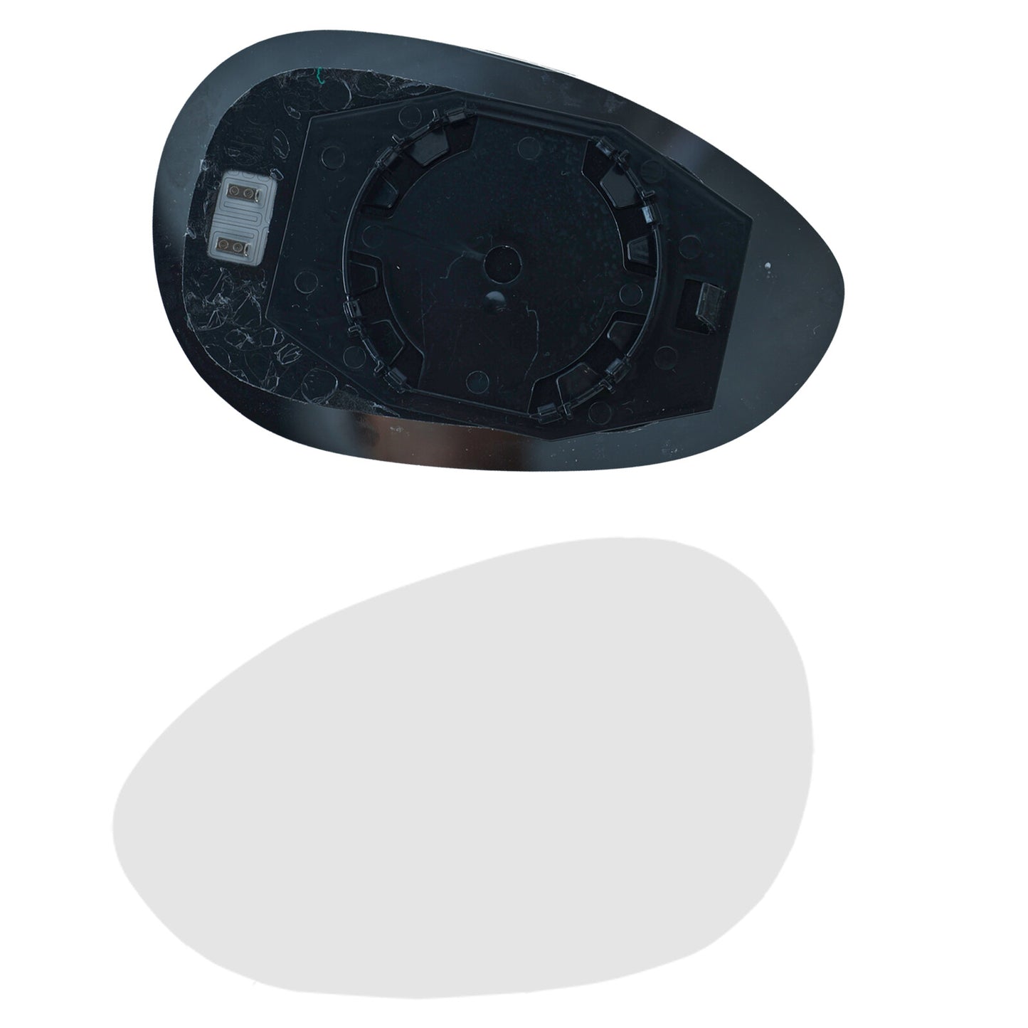 1 PCS Left Passenger Side Heated Wing Mirror Glass for Fiat 500 500c 2007-2023