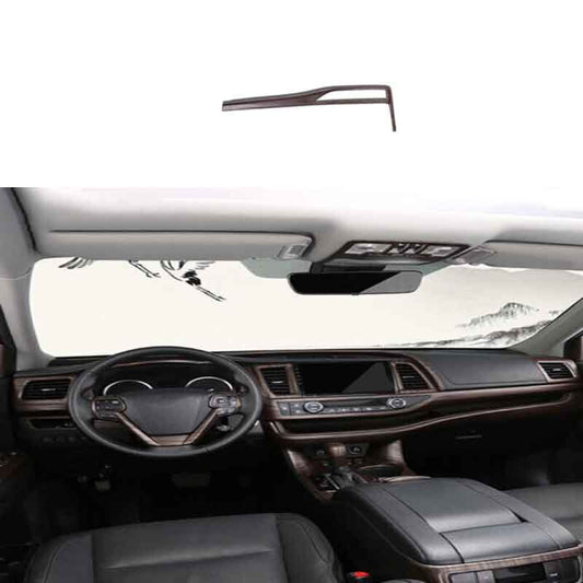 Central Console for Toyota Highlander Wood Grain 2014-2019 Dashboard Strip Decor