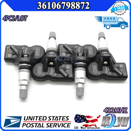 433MHz, new tire pressure monitoring sensor for BMW TPMS 4, 6798872-04 3610679872