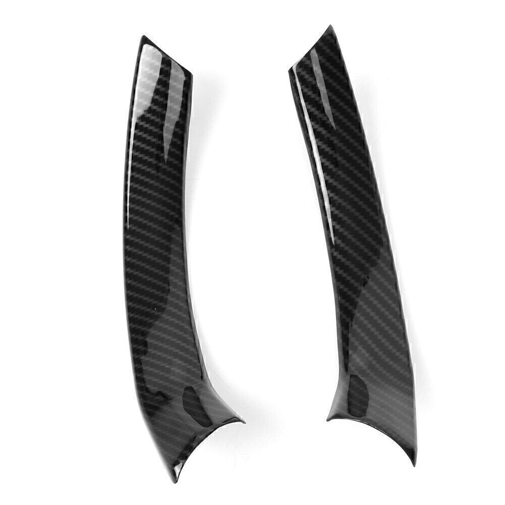 for Alfa Romeo Giulia 2017+ Interior Steering Wheel Cover Trim Carbon Fiber ABS