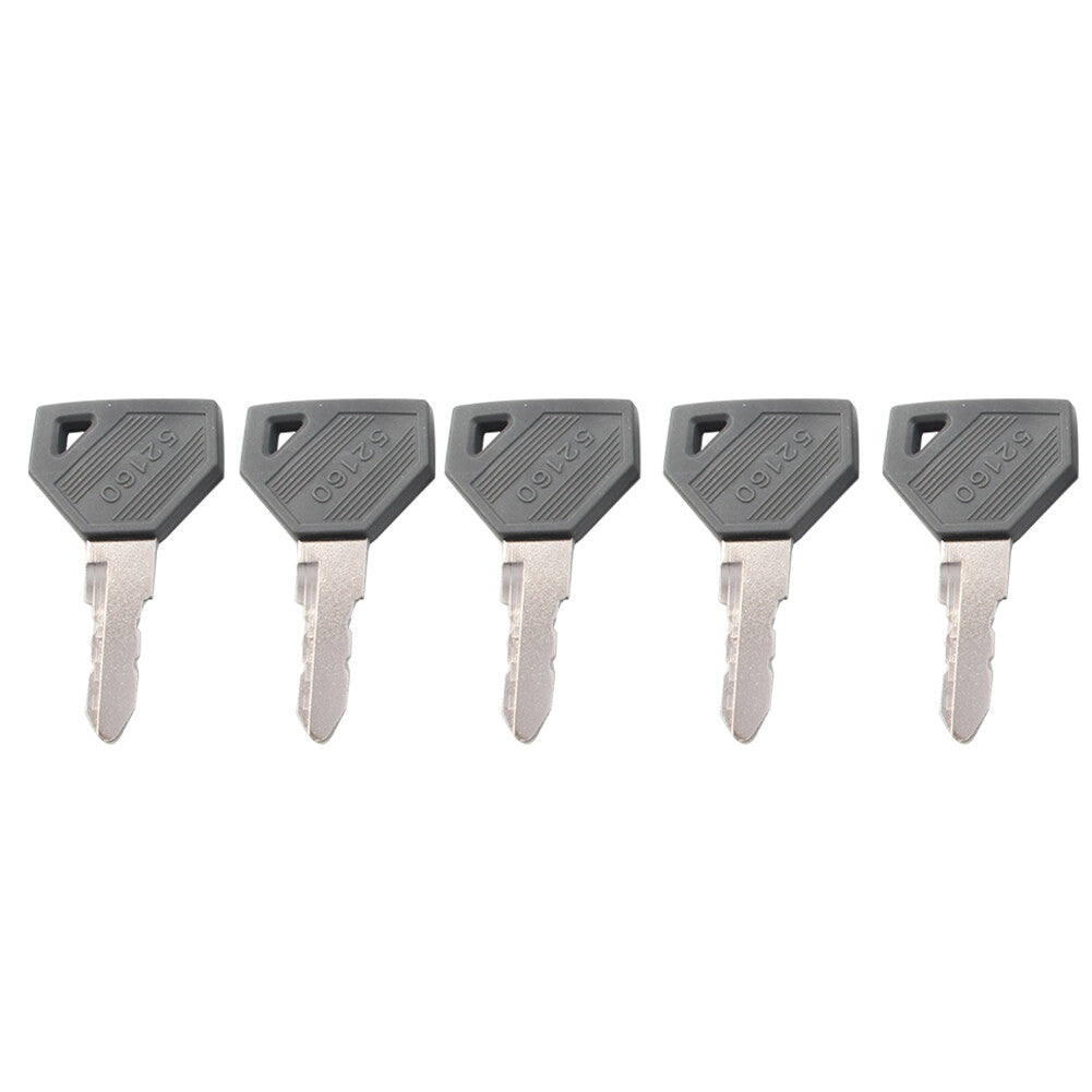 5pc Ignition Key 198360-52160 AM879480 For Yanmar EX450 Cub Cadet Tractor SC2400