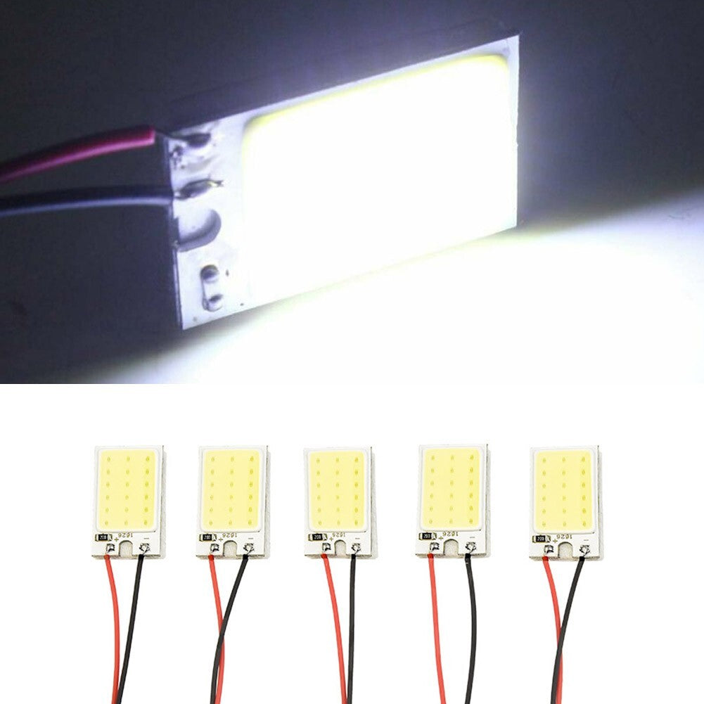 5-pack of 12V COB panel lights, holiday lights, internal dome bulbs. (Prices listed: 184, 192, 193, 259, 280, 285)