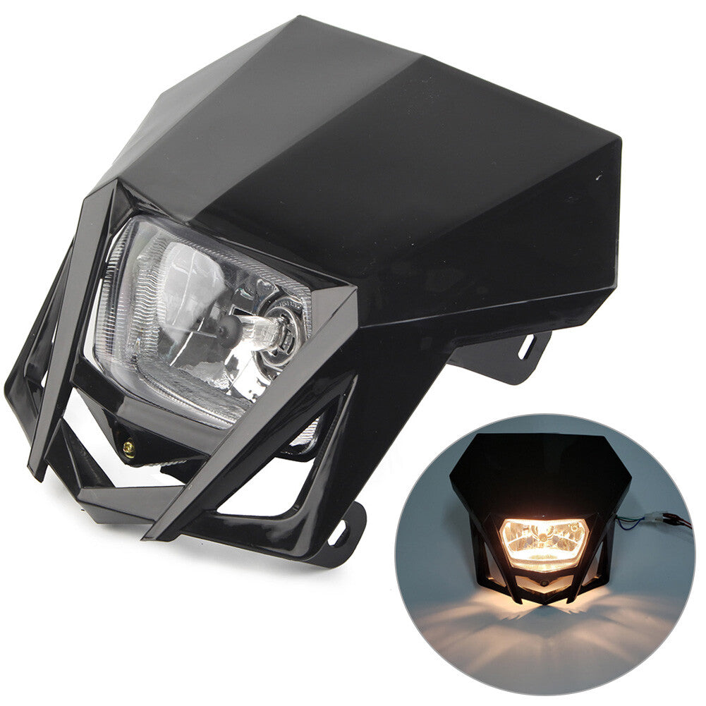 Frontscheinwerfer Verkleidung f¨¹r for Kawasaki KLX XR CRF DRZ RMZ for Yamaha Schwarz
