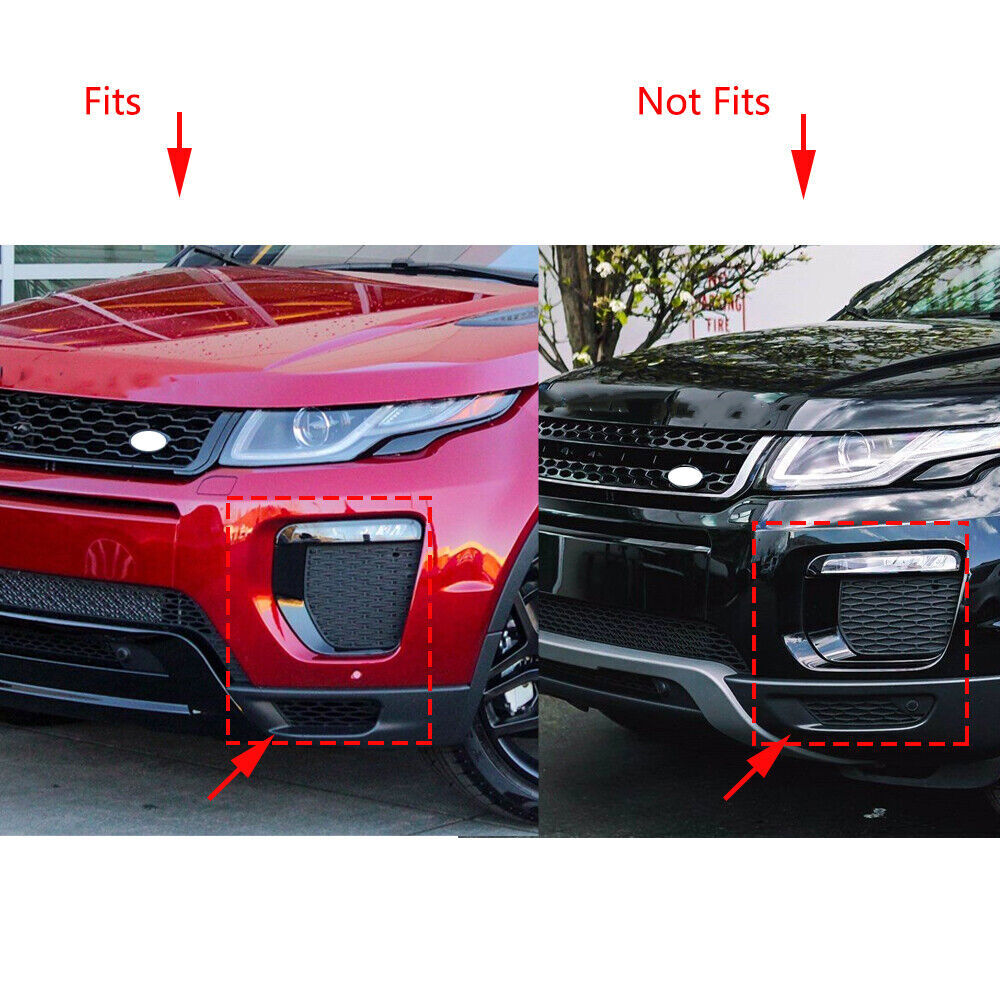 Front Fog Driving Light Cover Grille for Land Rover for Range Rover Evoque 2016-2019