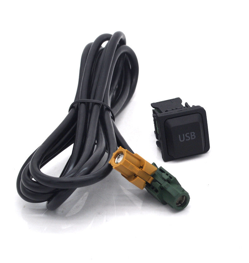 USB cable Button Switch panel for VW for Jetta MK5 MK6 for Golf 6 for Passat B6 B7 CC for Tiguan