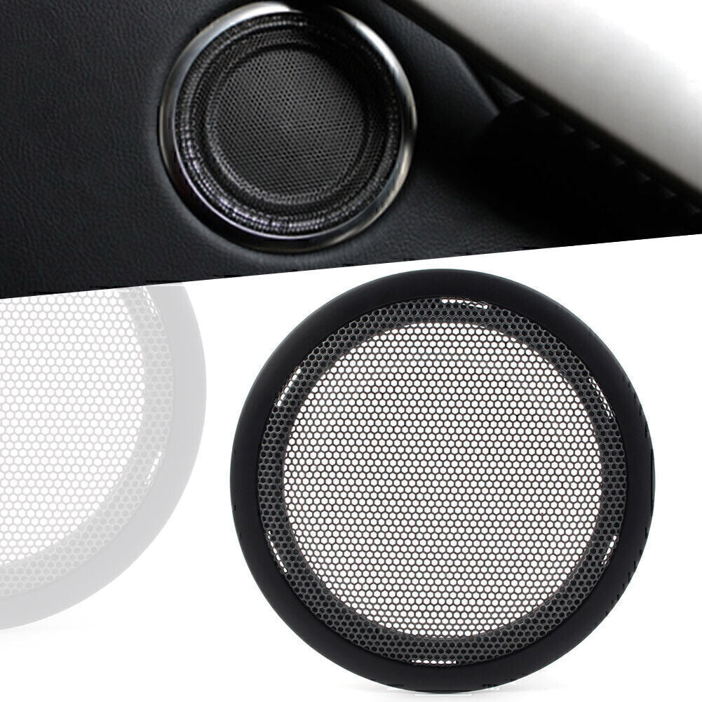 for BMW 3 series F30 F35 4 series Black Car Door Speaker Trim Cover Decoration