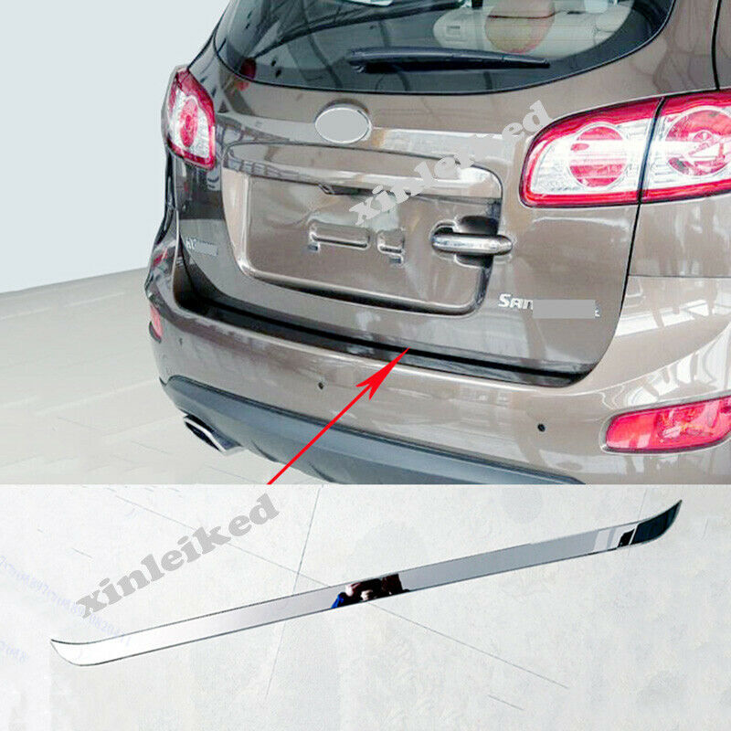 FIT for HYUNDAI SANTA FE 2006-2012 Chrome Automotive Trunk Tail Door Trim Strip