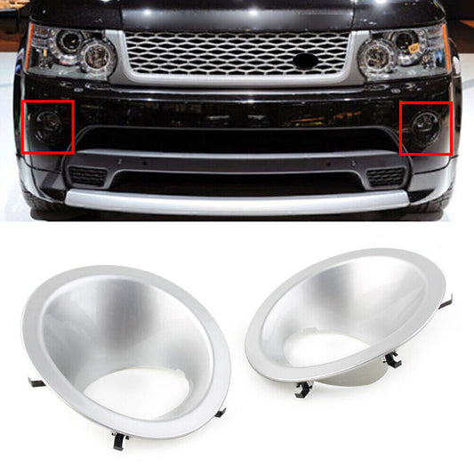 Pair Fog Lamp Light Bezel Set for Range Rover Sport 2010 2011 2012 2013
