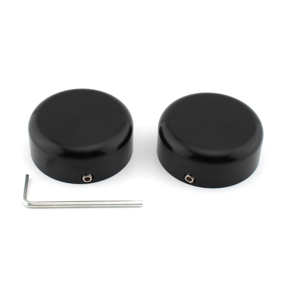 Black Front Fork Cover Caps for Harley Sportster S 1250 RH1250 S 2021-2023