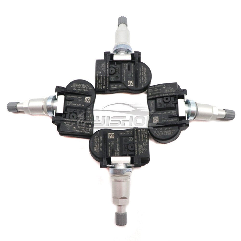 4-pack 42753-T6N-A01 433MHz Tire Pressure Sensor (TPMS) for Honda Odyssey and for Acura