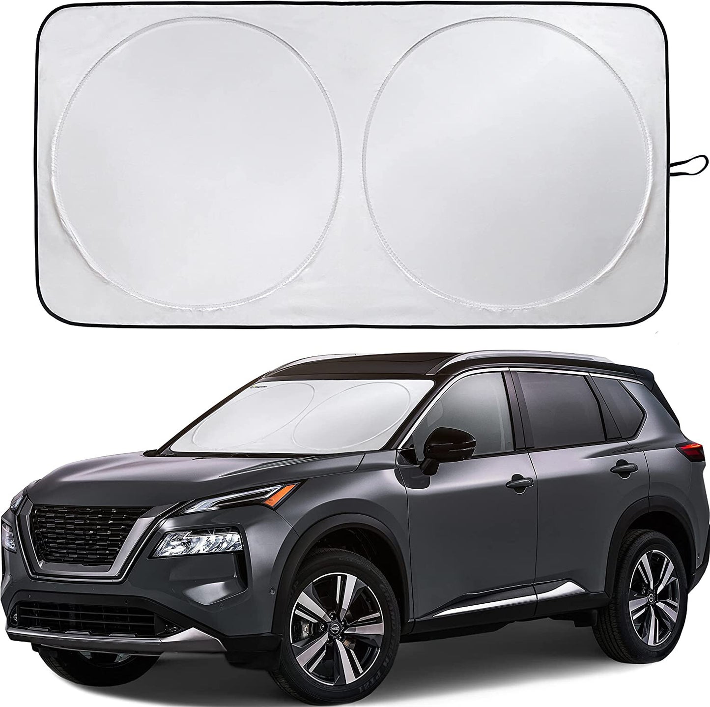 6333.8'' Car Windshield Sunshade Sun Shade W/pouch Blocks Heat and Sun