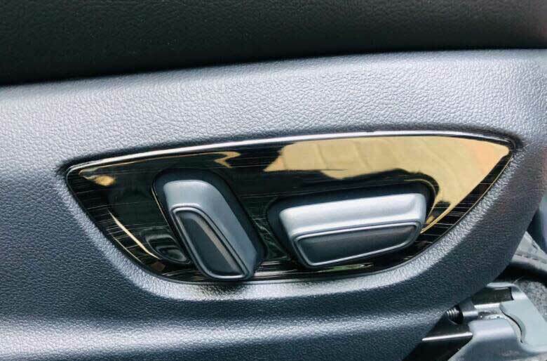 for Toyota for Camry 2018-2023 Black Titanium Car for Seat Adjustment Handle Panel Cover