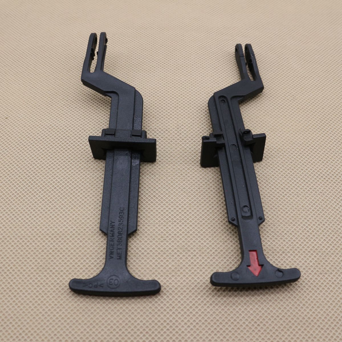 2-Piece Front Grille Cover Pull-Out Handle Release 3B08233593 Suitable for Volkswagen for Passat 98-04