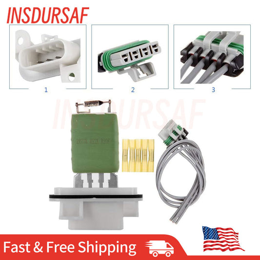Blower Motor Resistor for Chevy Colorado for GMC for Canyon 04-12 for Suzuki i-370 for Pontiac