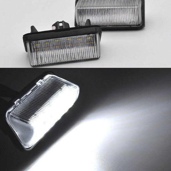 2x Bright white LED License Number Plate Light Lamp For 2016-up for Toyota Prius
