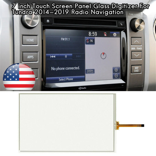 7 Car Radio Navigation Touch Screen Glass Digitizer x1 For 14-19 for Toyota Tundra