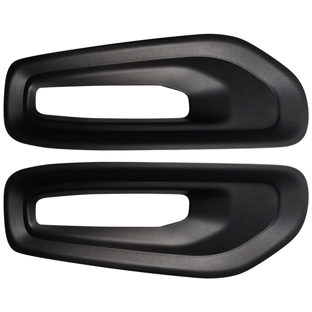 2Pcs Front Bumper Fog Lamp Light Bezel Left Right Side Fit For 2019-2021 1500