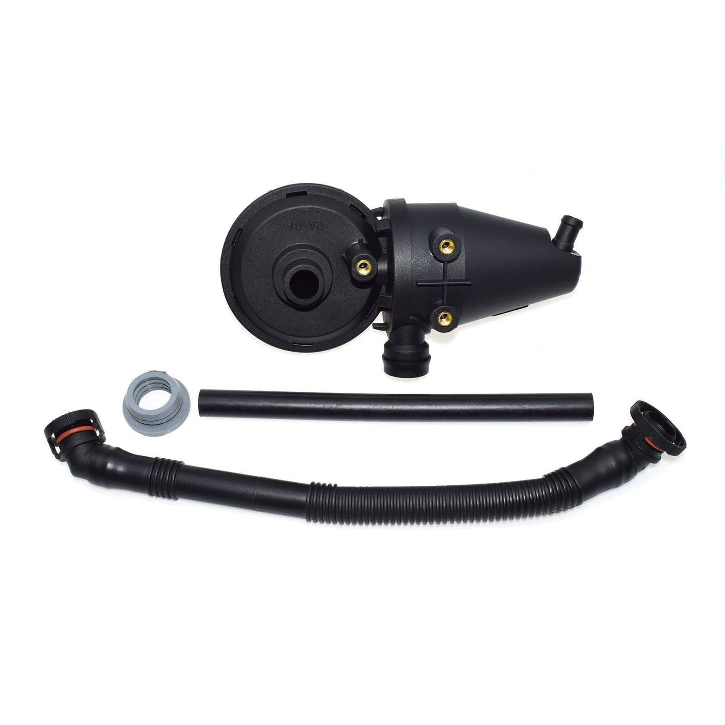 4-piece crankcase oil separator PCV ventilation valve kit breather hose for BMW E36 E39
