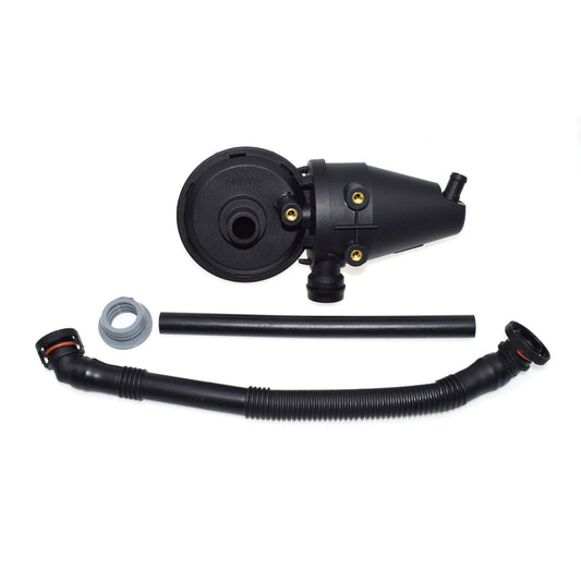 4-piece crankcase oil separator PCV ventilation valve kit breather hose for BMW E36 E39