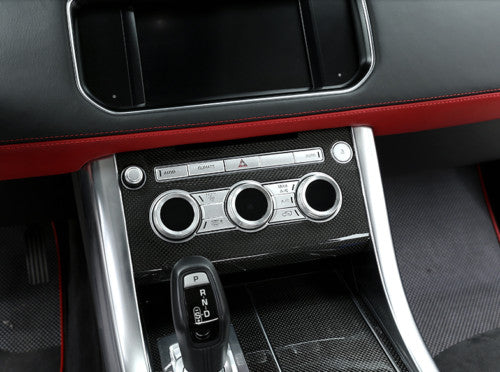 Silver AC volume Button Cover Trim 13P for Land Rover for Range Rover L405 2014-2017
