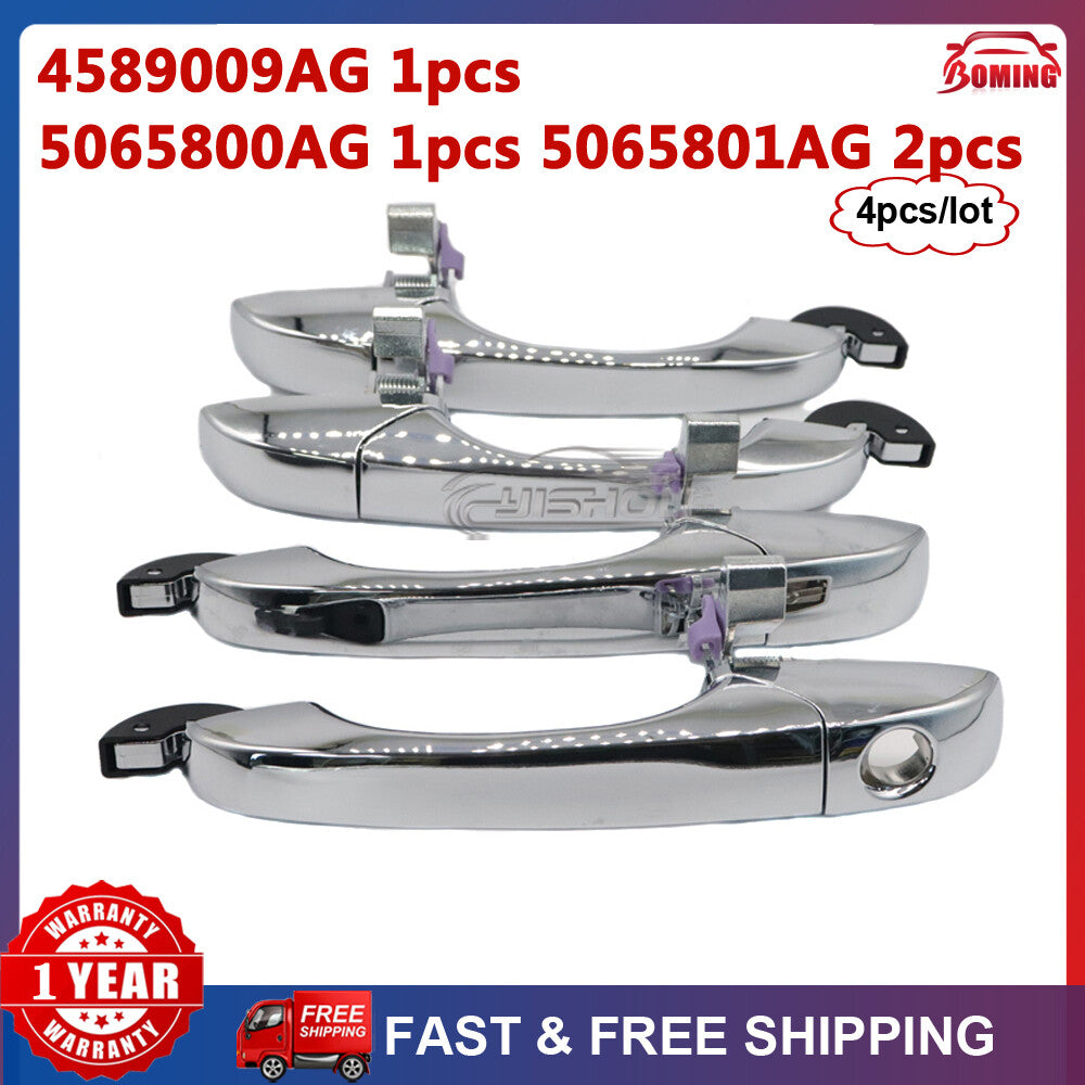 5065801AG for Dodge Magnum for Chrysler 300 300C 2005-2010 New Door Handles 4Pcs