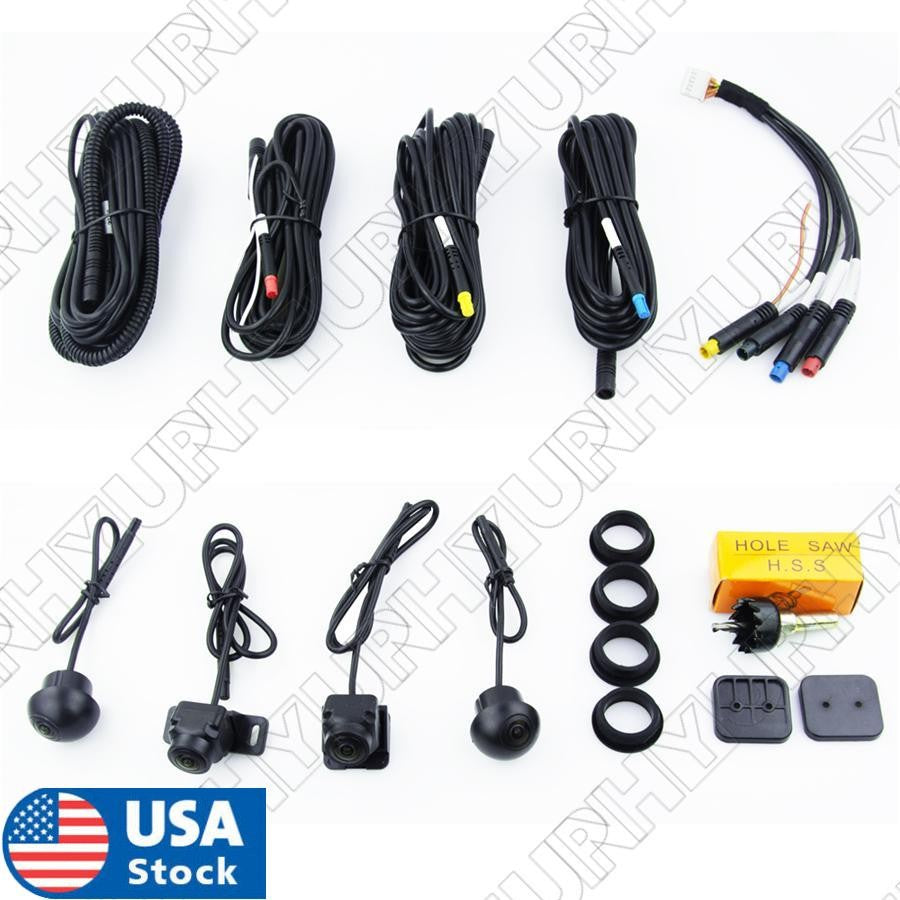 3D 360¡ã Surround View Car Camera 12V 1280900 Cameras Only For 360¡ã Car Radio