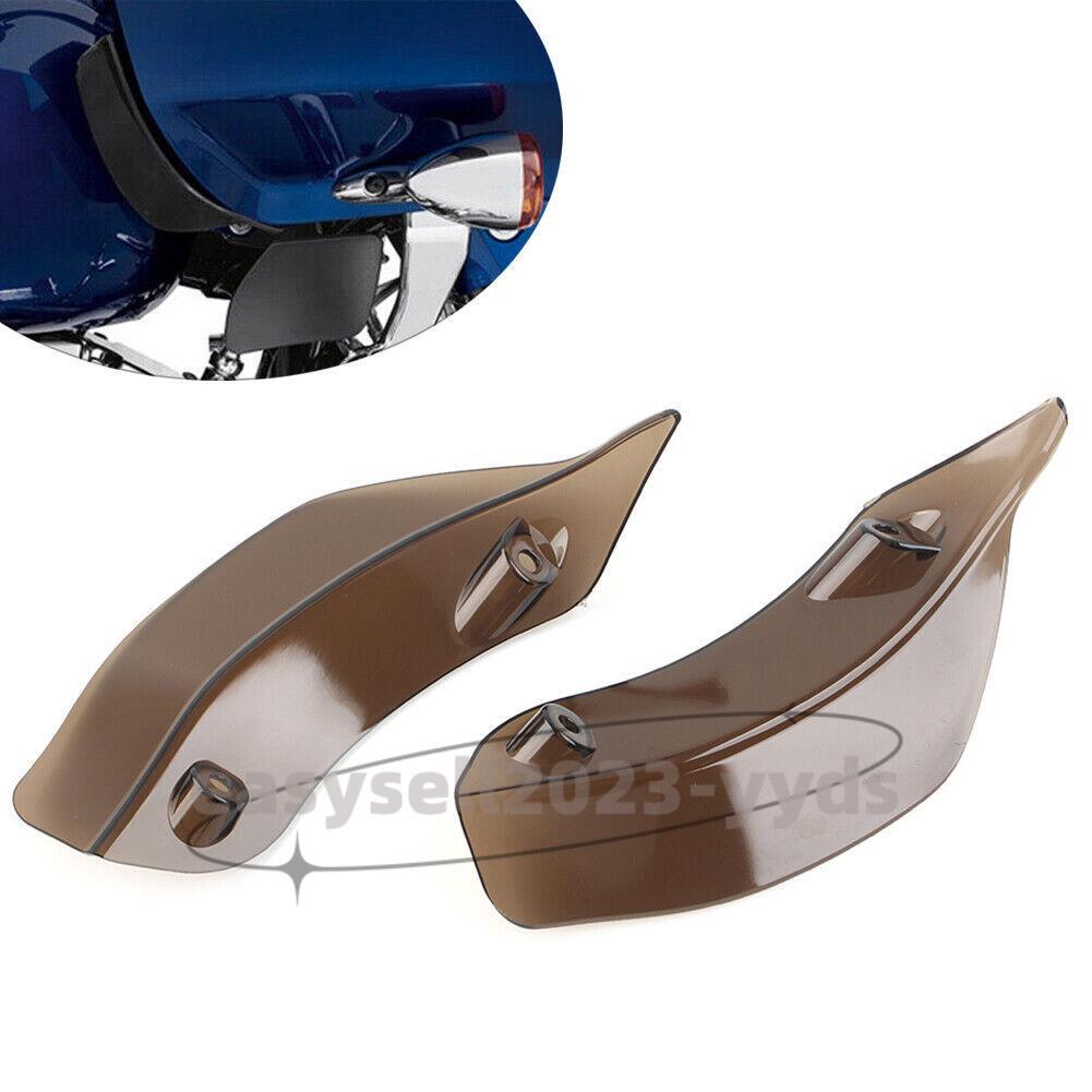 Smoke Fairing Air Deflector Side Wind Windshield for Harley Touring FLTRXS 15-up