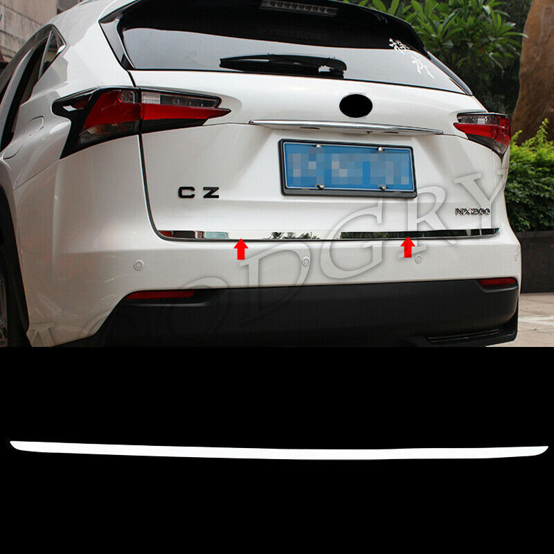 Chrome Stainless Trunk Tailgate Moulding Trim for LEXUS NX200T 300H 300 2015-21