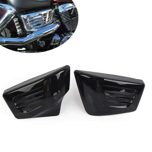 Side Covers Black for HONDA ACE TOURER SABRE 1100 VT1100 VT1100C2 Left  Right