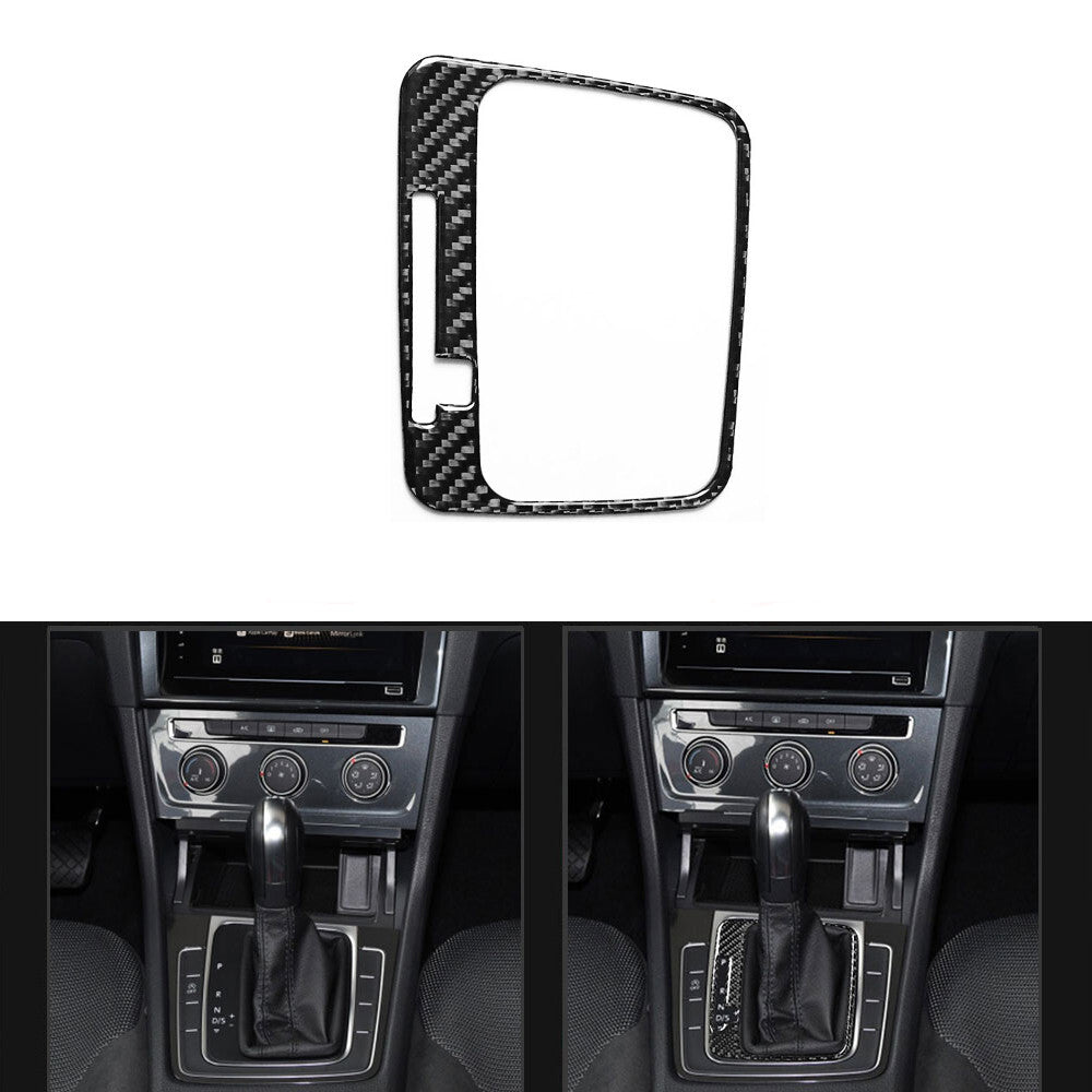 Carbon Fibre Gear Shift Inner Frame Trim for VW for Golf MK7 2014-2019