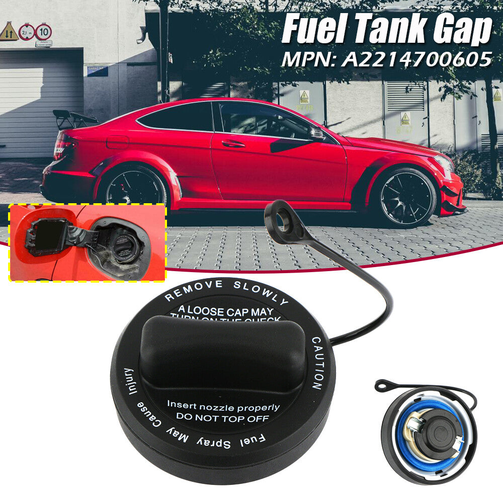 Fuel tank gas filling cap suitable for Mercedes-Benz C-Class, CL-Class, CLS-Class, EG-Class, GLK-Class, SL-Class, a2214700605