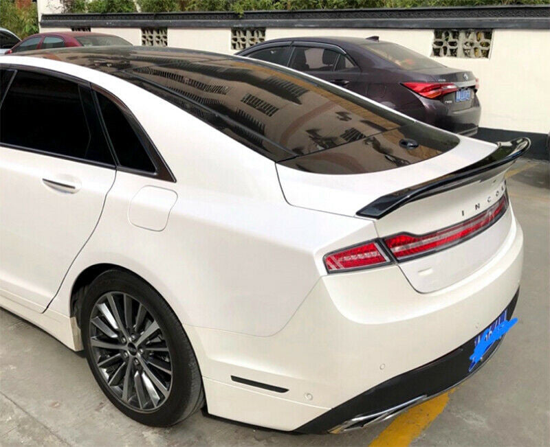 Carbon Fiber ABS for Lincoln MKZ 2013-2021 Rear Tail Trunk Spoiler Wing Lip Trim