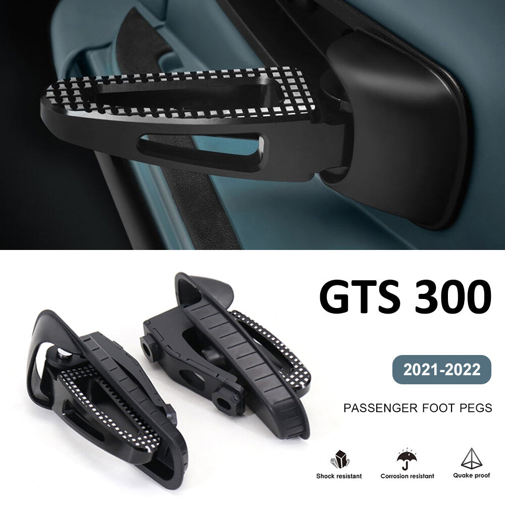 Footpeg For Vespa GTS300 2021 2022 Passenger Foldable Foot Pegs Rear Foot Pedals