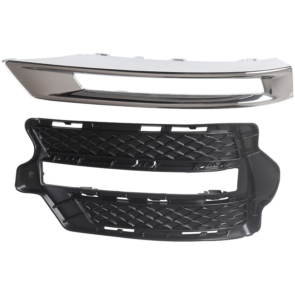Left Driver Fog Light Bezel Grille W/ Trim Fit For 2014-2015 for Mercedes X204 GLK