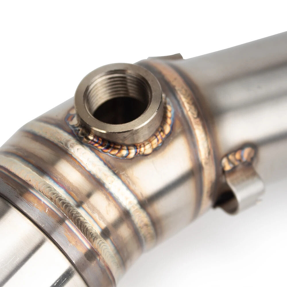 for Kawasaki ER6N 2006-2011 Middle Link Pipe 51mm Exhaust Muffler Exhaust Slip On