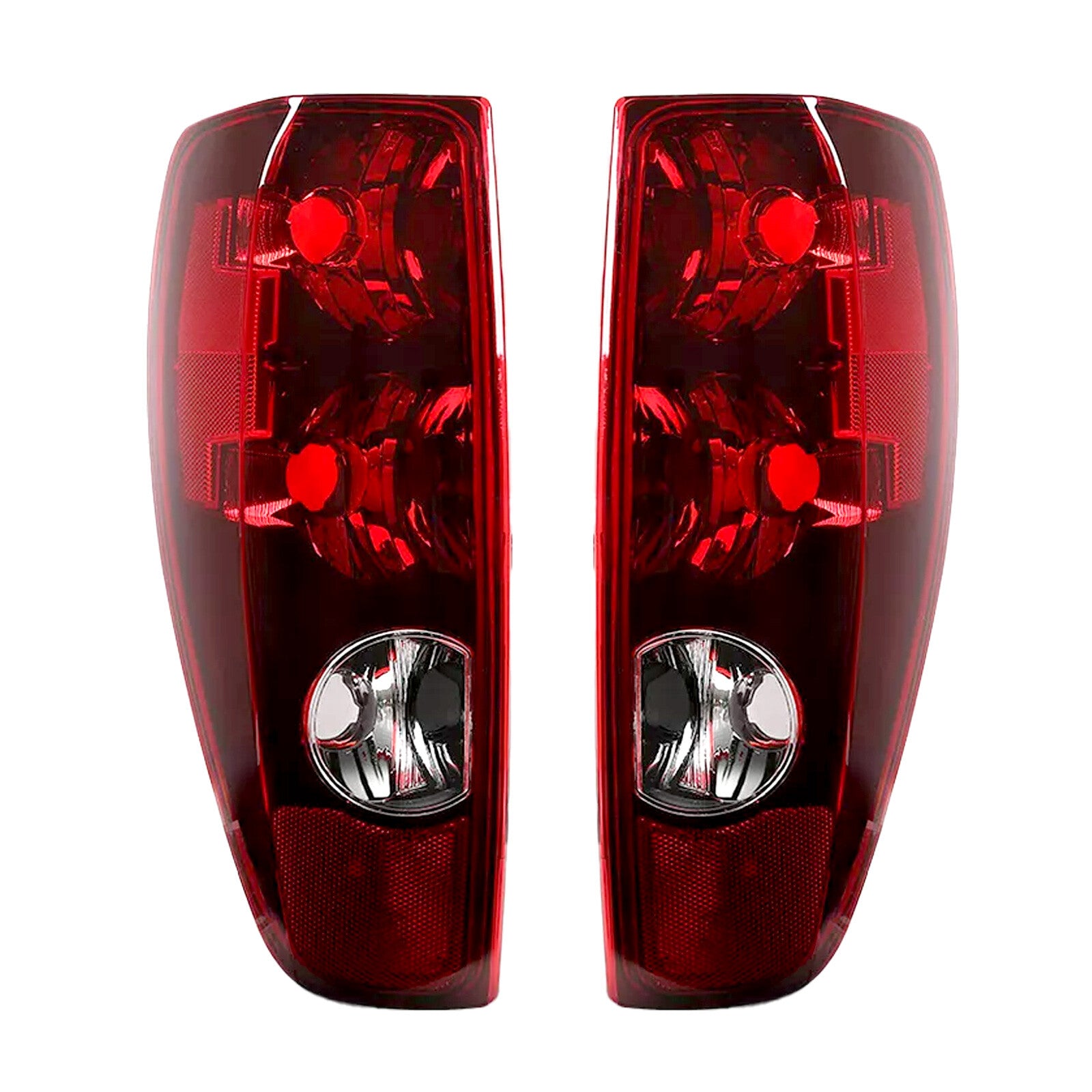 2004-2012 Red Clear Rear Brake Tail Lights Lamps for Chevy Colorado/ for GMC for Canyon