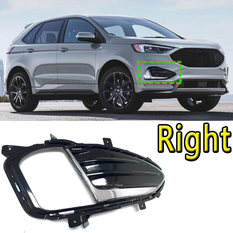 Right for Ford Edge 2019 2020-2022 Front Driver Side Bumper Fog Lamp Cover Bezel