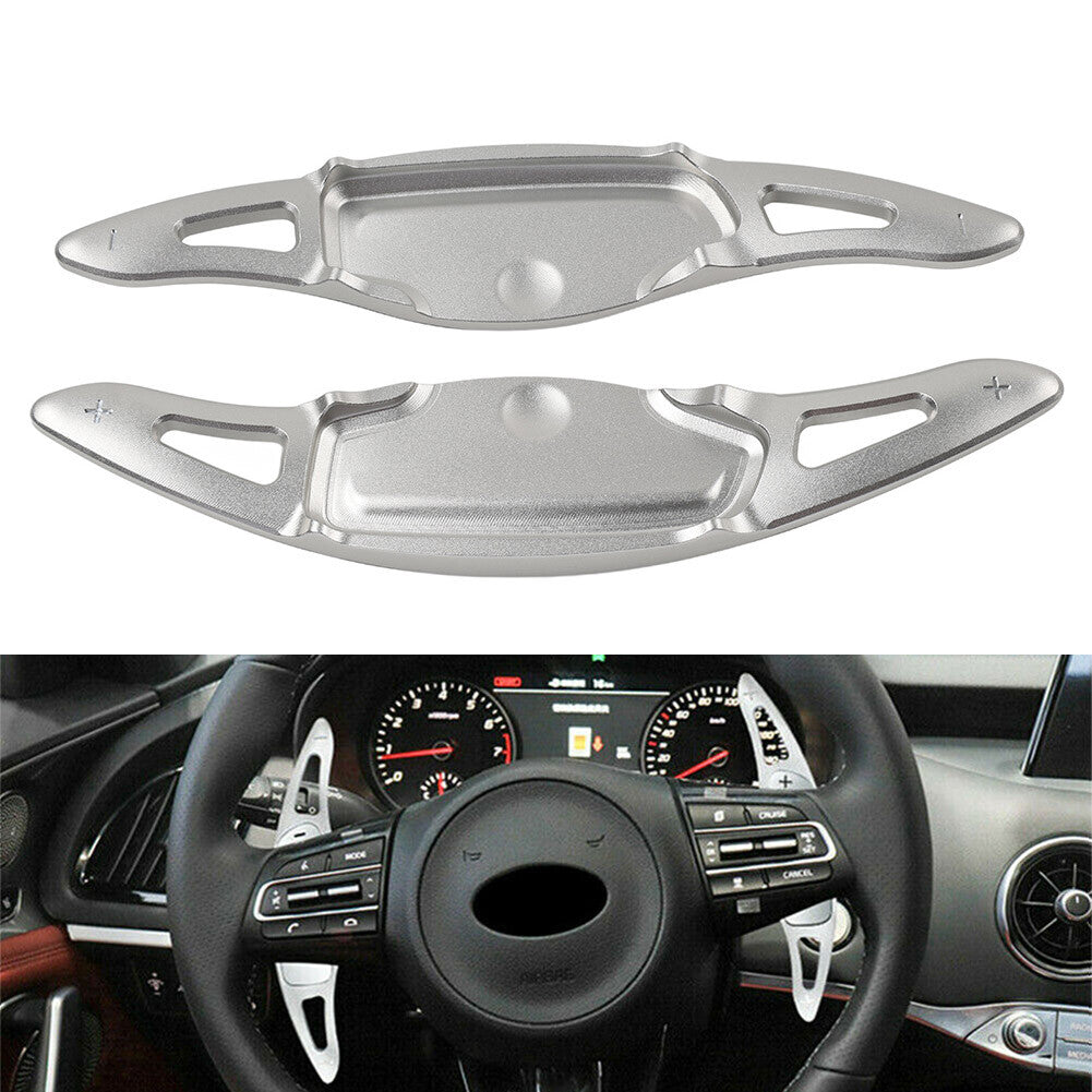 Steering Wheel Paddle Shifter Extension for Kia Stinger 2018-2020 2019 Silver