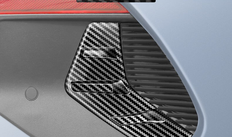for BYD Atto 3 Rear Fog Light Lamp Eyebrow Panel Trim Cover Car Accessories 2023