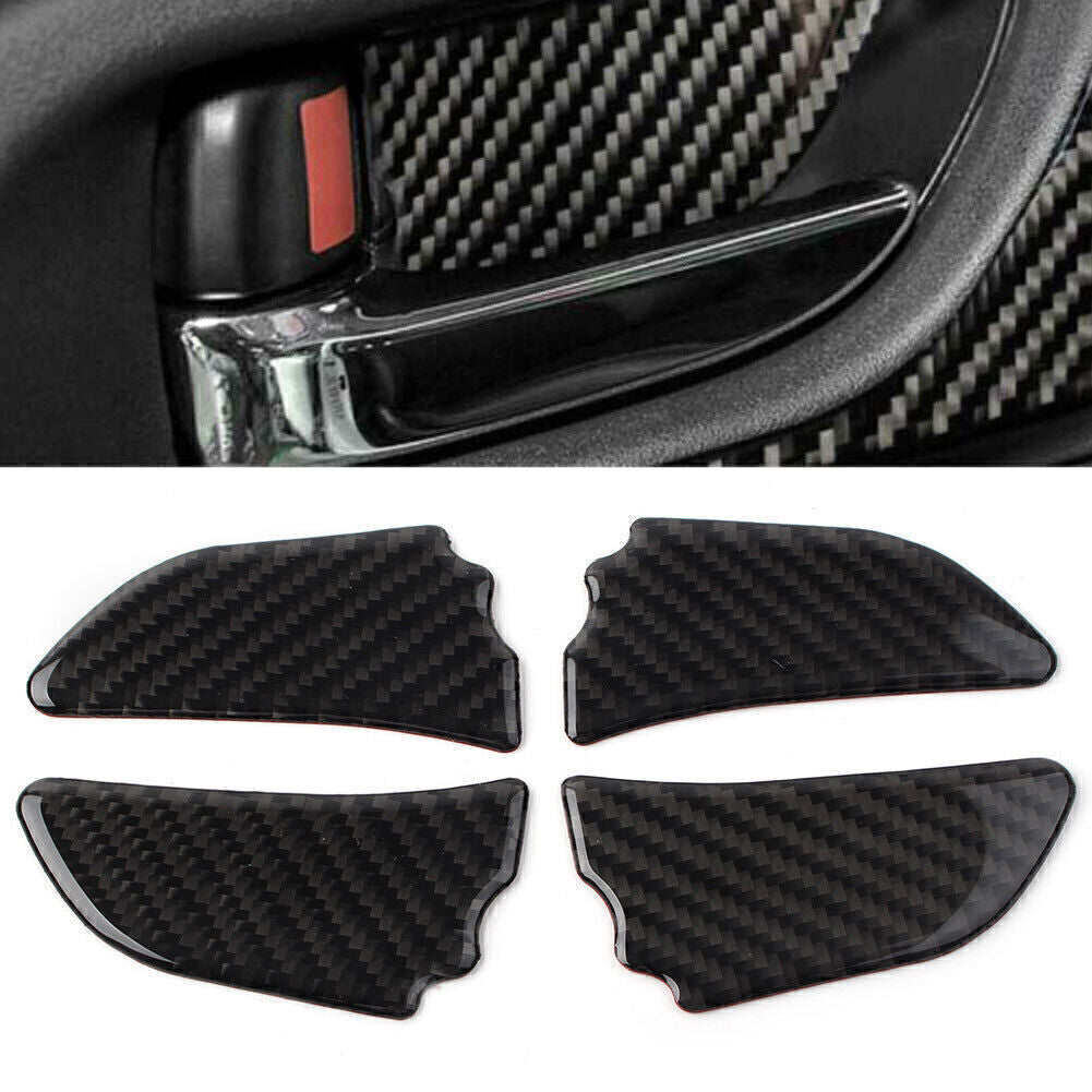 4 Pcs Interior Inner Door Bowl Cover Trim Set Fit for Subaru Forester 2013-2018