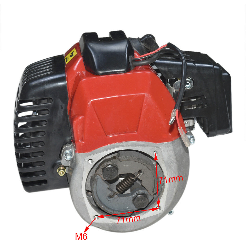 50cc 49cc 2-stroke engine motor pocket for mini bicycle scooter all-terrain vehicle mixed off-road vehicle four