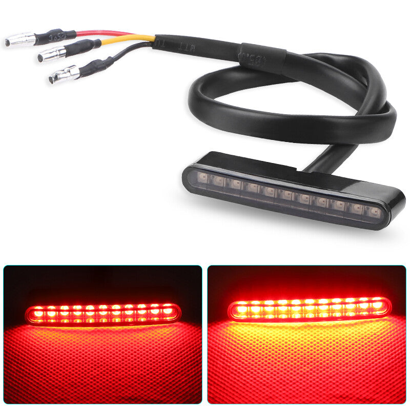 Universal Motorcycle 11LED Running Rear Brake Stop Tail Light Lamp For UTV ATV